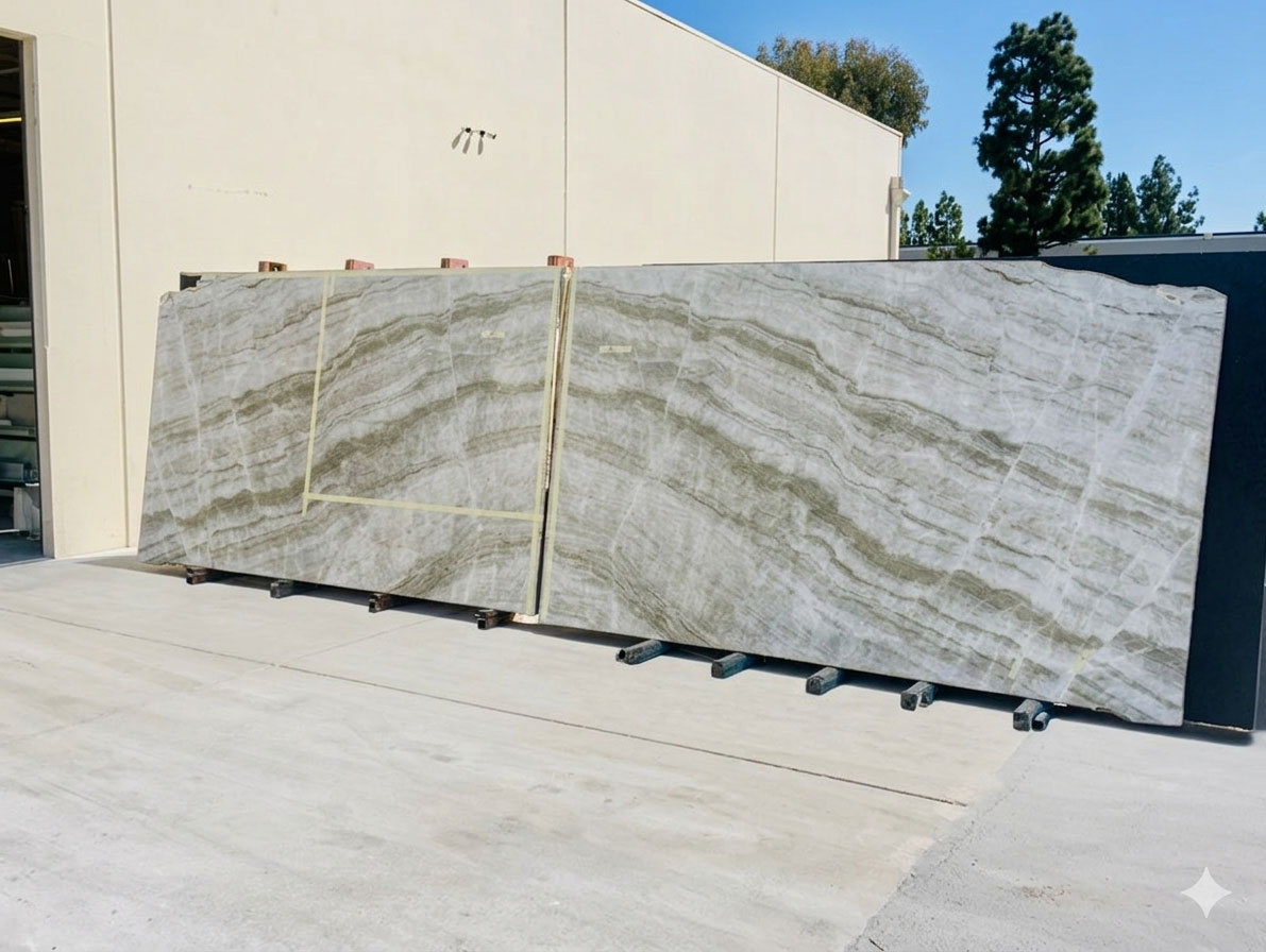 Marble slabs at Sciarrino Marble, Granite & Tile